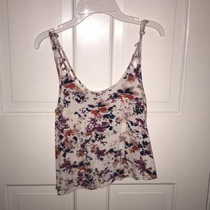 Floral printed tank top, Aeropostale